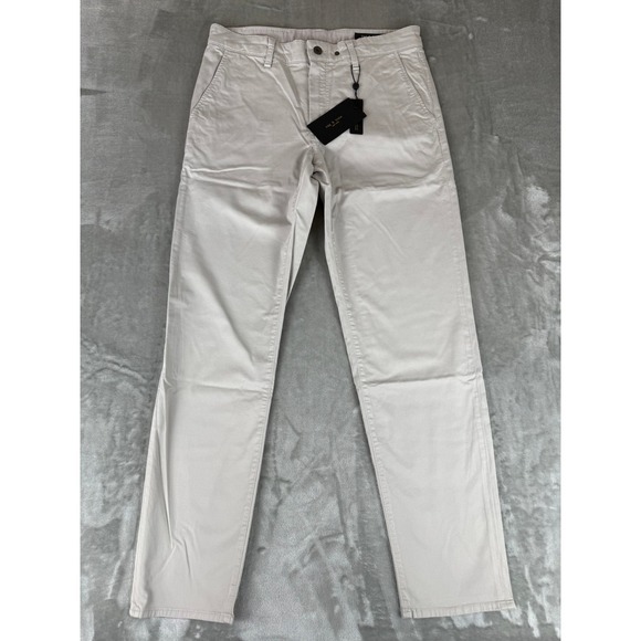 Rag & Bone Standard Chino Pants Mens 32x32 Natural Gray Stretch $228 New NWT